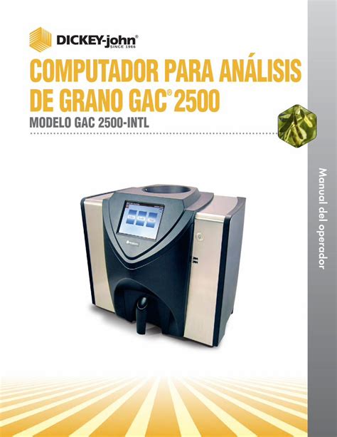 SINCE 1966 COMPUTADOR PARA ANÁLISE DE GRÃOS 